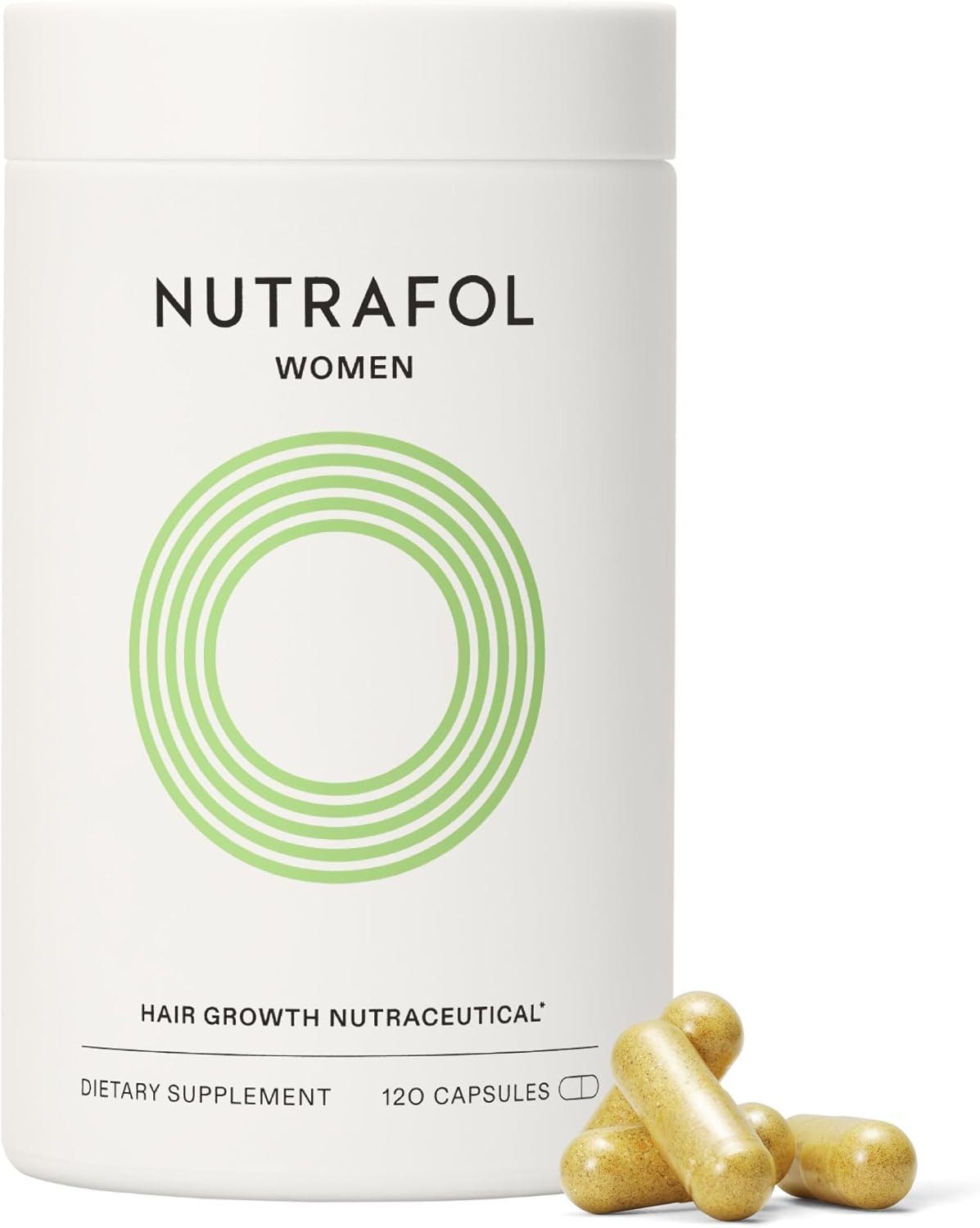 Nutrafol Women Hair Growth Supplements, Ages 18-44, 1-Month Bottle | #1 Dermatologist-Recommended Hair Growth Supplement Brand, Clinically Tested for Visibly Thicker Hair and Scalp Coverage