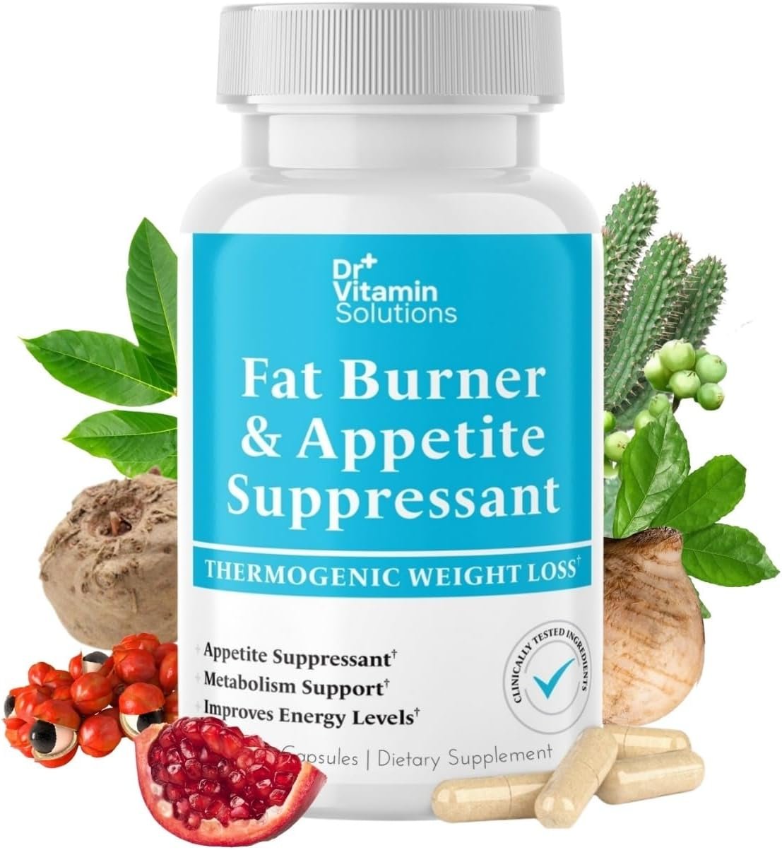 Fat Burner for Women and Men – Appetite Suppressant for Weight Loss Pills