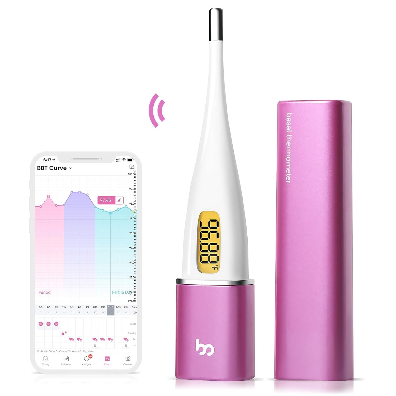 Femometer Smart Basal Body Thermometer for Ovulation