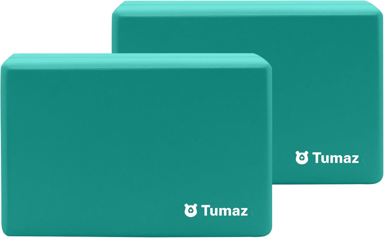 Tumaz Non-Slip Yoga Blocks，High-Density EVA Foam 2 Pack for Yoga & Pilates