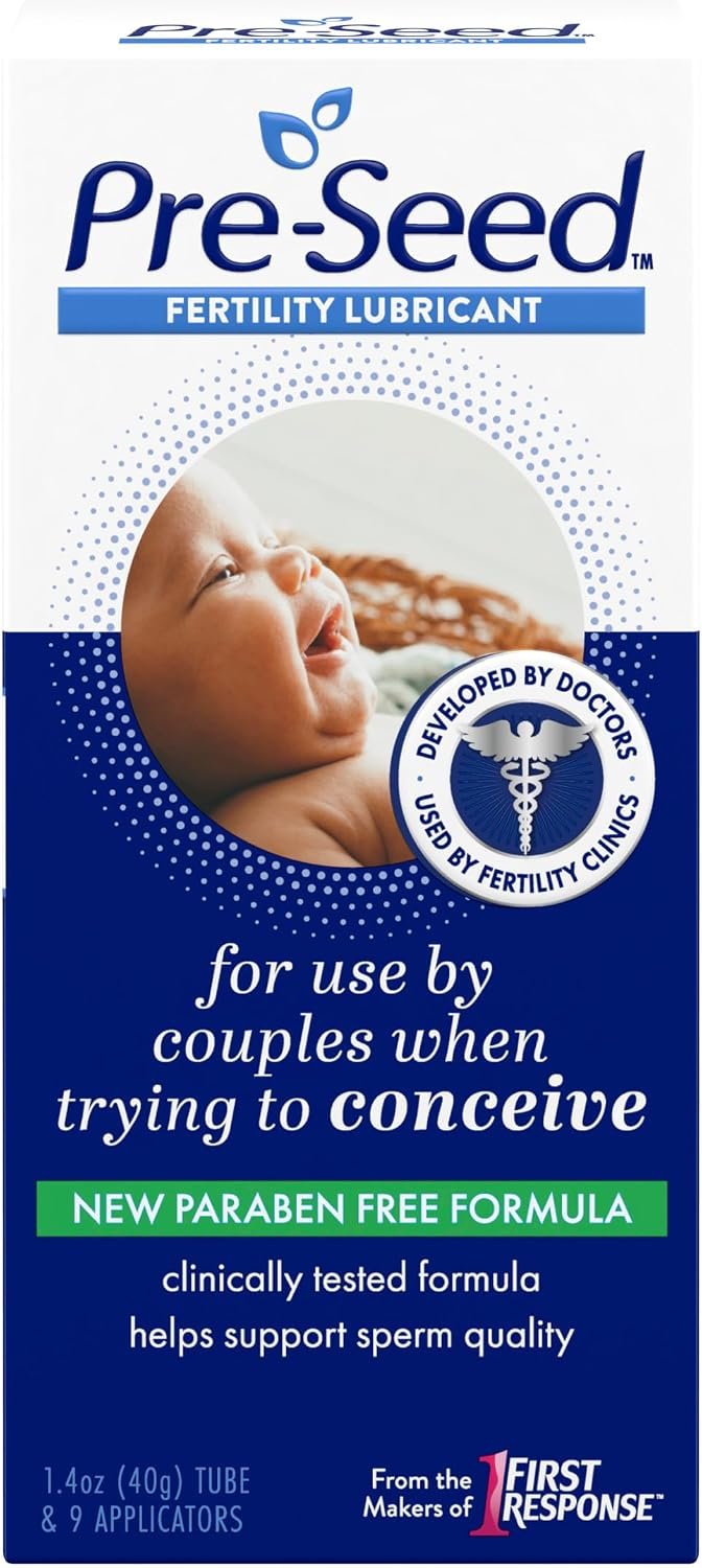 Pre-Seed Fertility Lubricant, For Use by Couples Trying to Conceive | For Couples Trying to Conceive, 9 Applicators Included, Doctor Developed & Clinically Trusted, Helps Support Sperm Quality