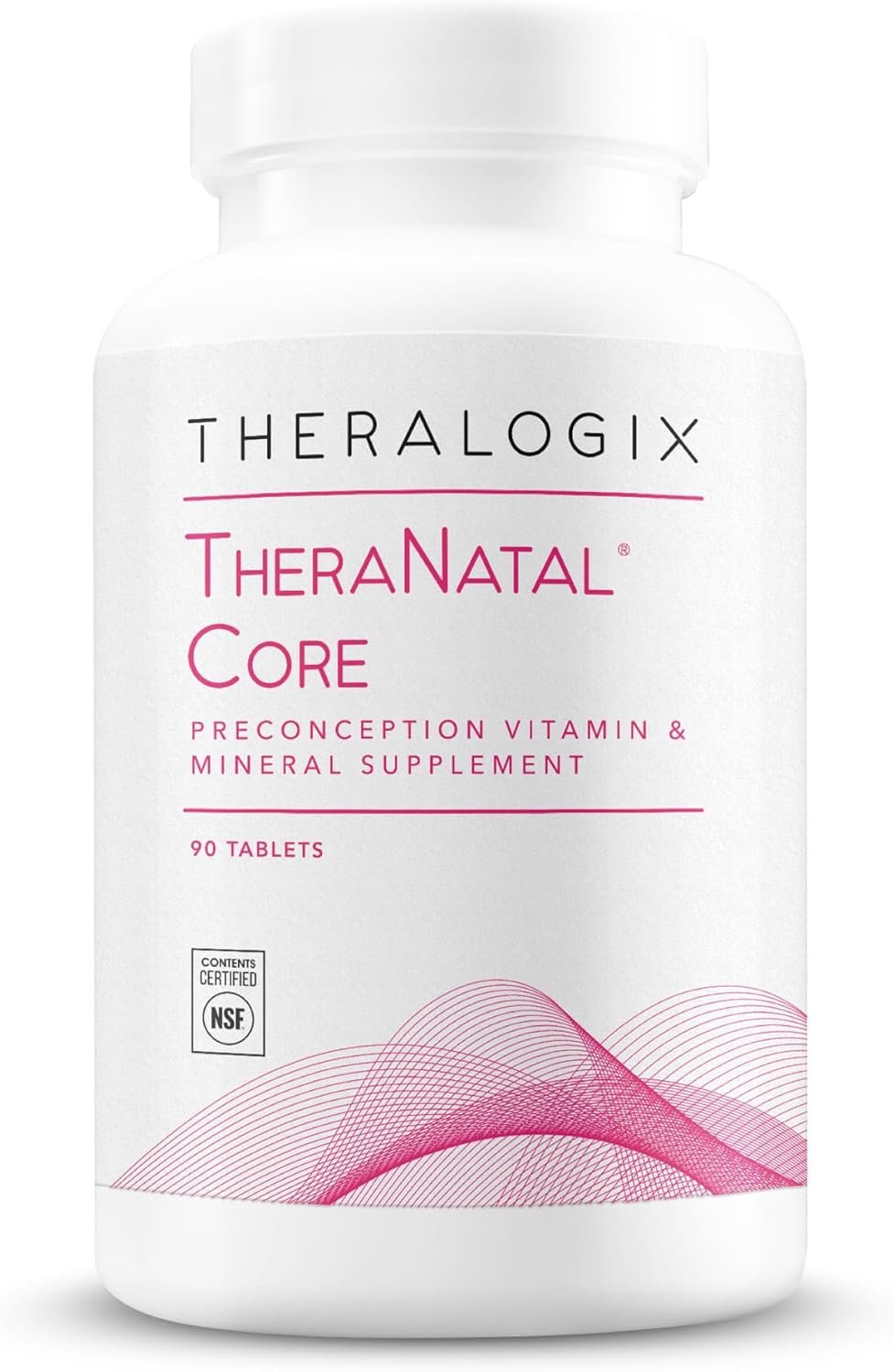 Theralogix TheraNatal Core – Preconception Fertility Vitamin, NSF Certified