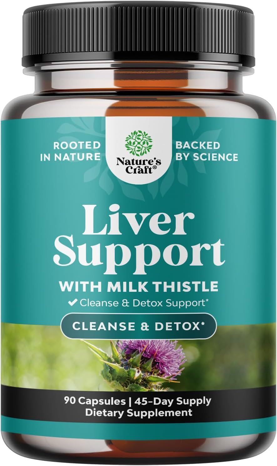 Liver Cleanse Support – Herbal Liver Support with Choline – 90 Count