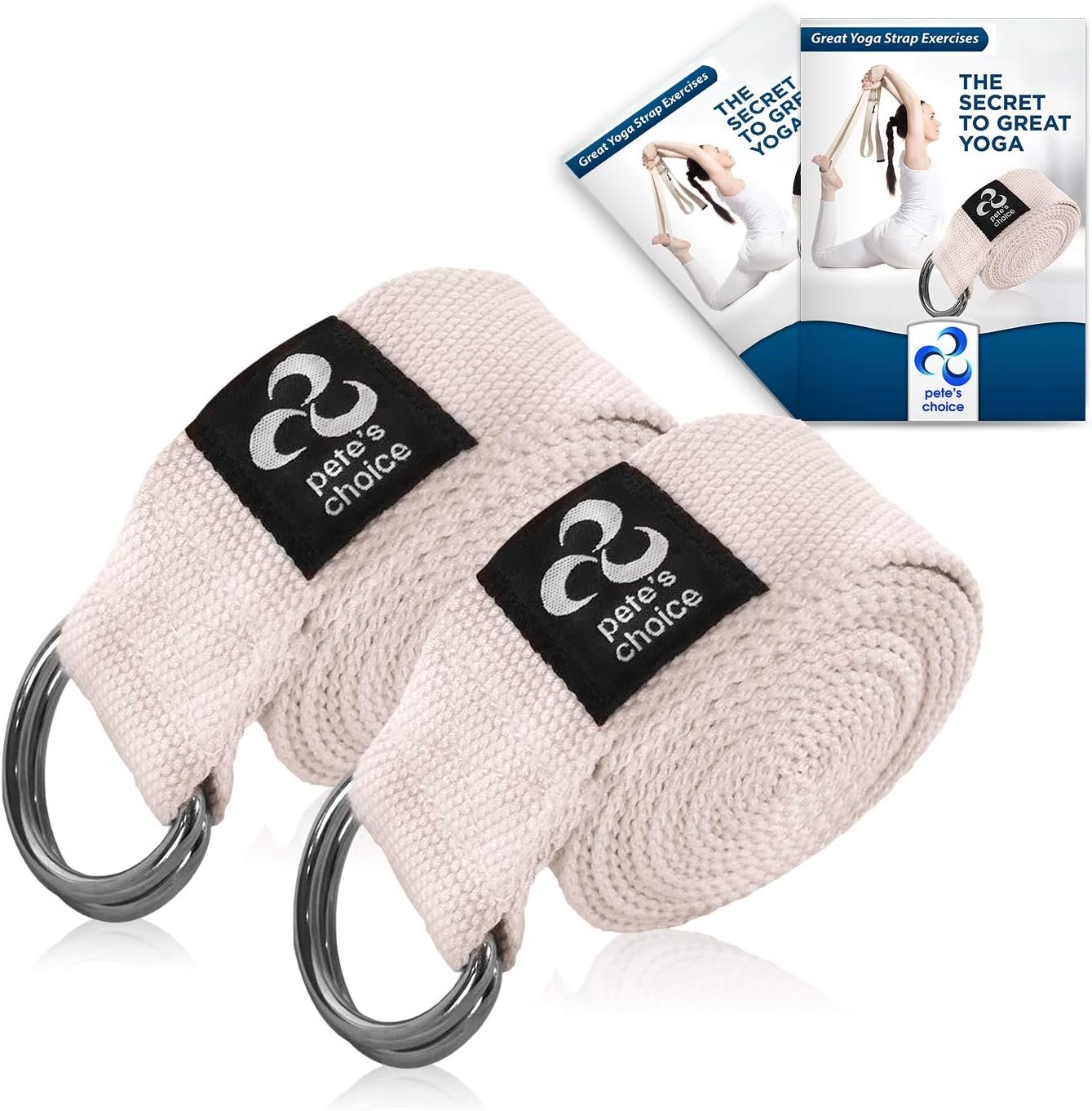 Stretching Straps and Yoga Blocks – Yoga Beginner Kit for Pilates & Gym