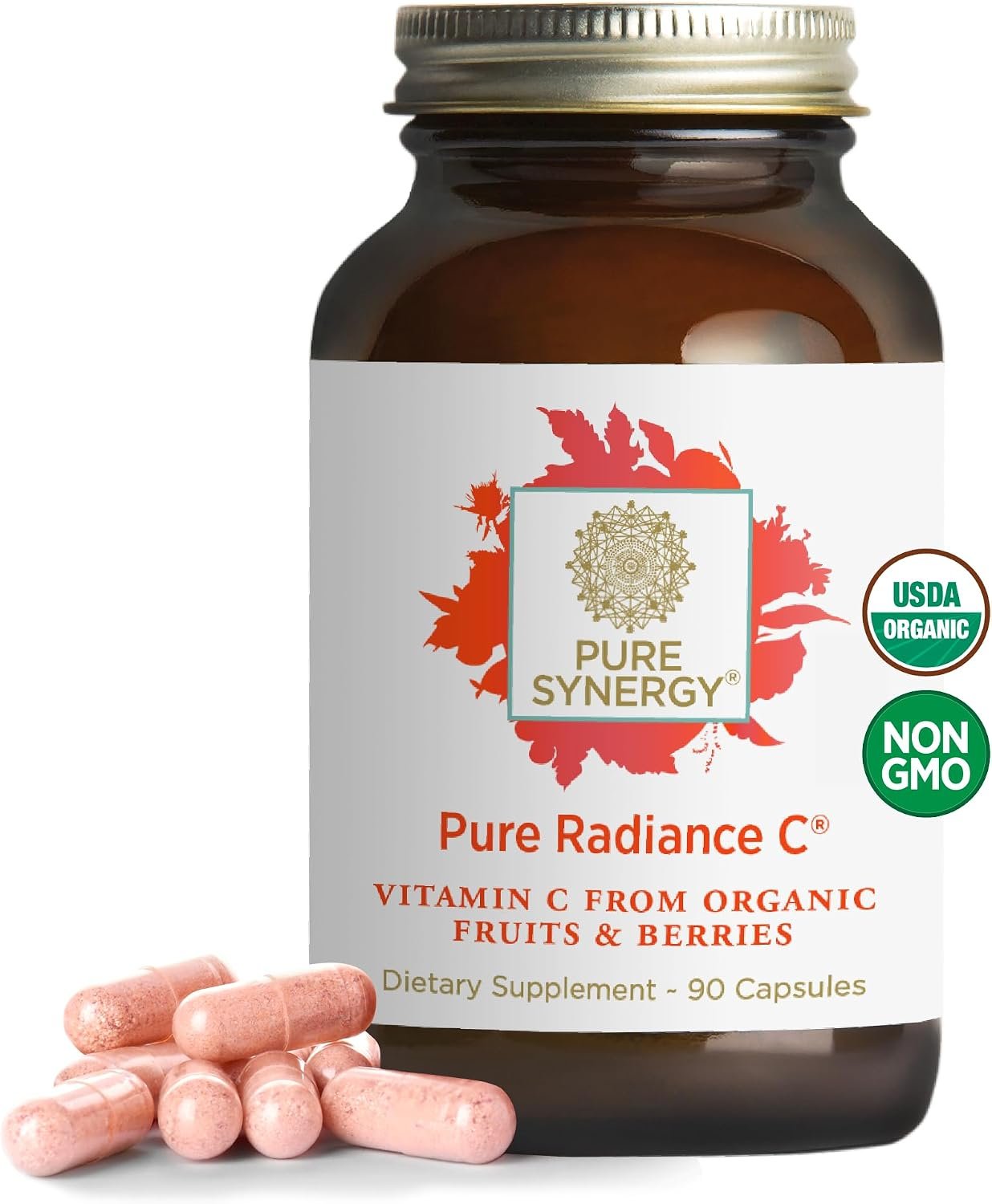 Pure Synergy Pure Radiance C Organic Vitamin C Capsules (90 Capsules)