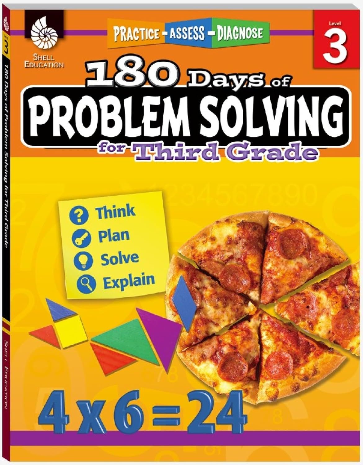 180 Days™: Problem Solving for Third Grade: Practice, Assess, Diagnose