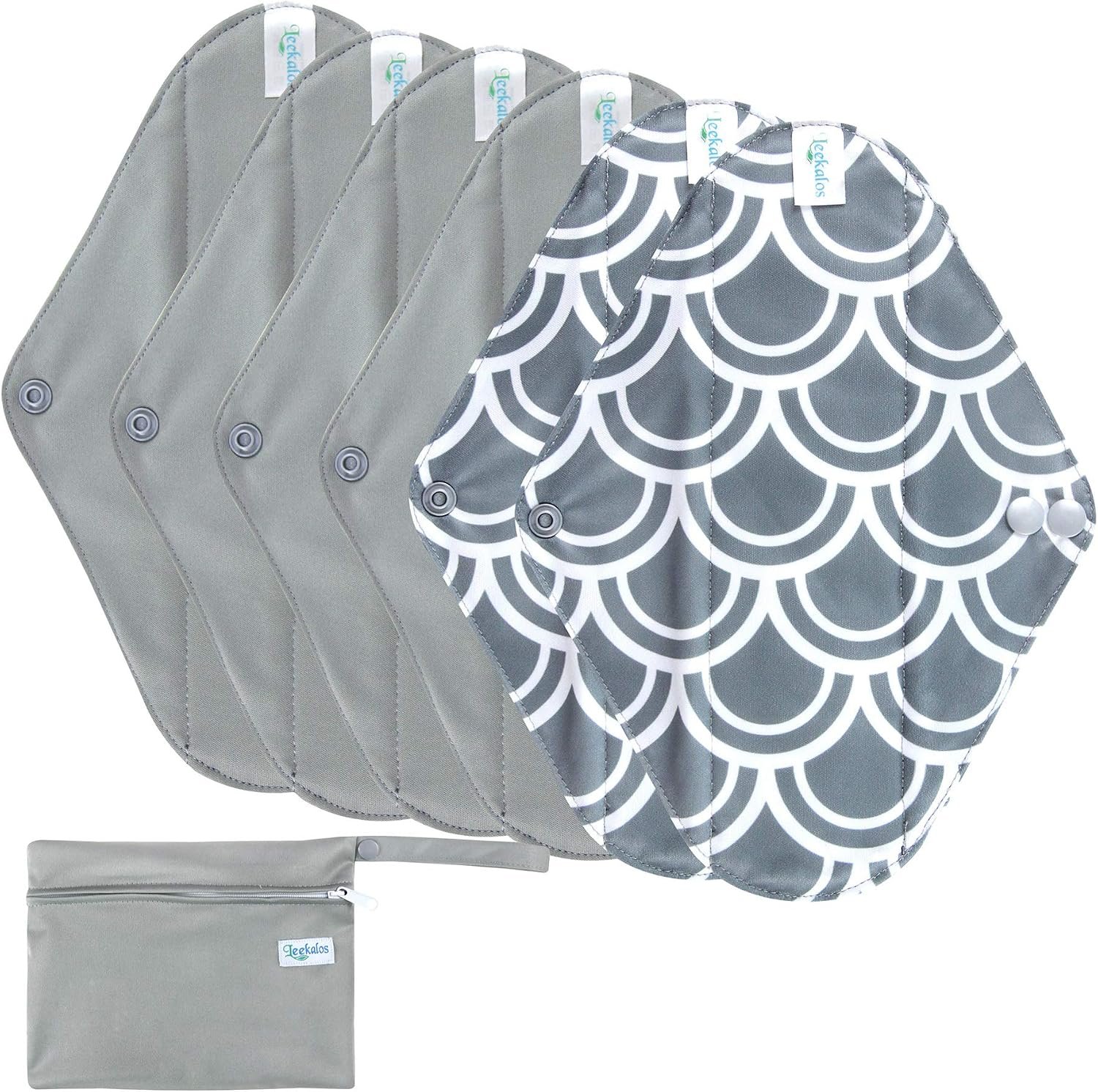 Leekalos Reusable Menstrual Pads – Bamboo Menstrual Cloth Pads
