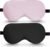 BeeVines 100% Mulberry Silk Sleep Mask, Light Blocking Eye Masks (2 Packs)