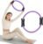 JKSHMYT Pilates Ring, 14.5 inch Magic Circle Pilates Equipment | 30 lb Resistance Home Pilates Ring, Durable Foam Padded Handles, Essentials Pilates Equipment for Beginners and Women