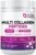 NATURE TARGET Multi Collagen Peptides Powder, 35 Servings | Type I, II, III, V, X, Hydrolyzed Collagen Peptides with Vitamin C Hyaluronic Acid, Supports Skin Hair Nail & Joint