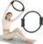 JKSHMYT Pilates Ring, 14.5 inch Magic Circle Pilates Equipment | 30 lb Resistance Home Pilates Ring, Durable Foam Padded Handles, Essentials Pilates Equipment for Beginners and Women