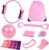 Pilates Kit for Women, Pilates Equipment with 13” Magic Circle | Pilates Ring and Ball Set with 5 Strength Bands, Hip Thrust Belt, Compact Workout Set at Home