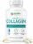 Multi Collagen 180 Protein Capsules – Type I, II, III, V, X Collagen Pills – Proprietary Blend of Eggshell, Chicken, Wild Fish & Grass-Fed Beef Collagen Peptides – 2025mg per serv