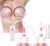Electric Breast Massager, Chest Beauty Enlargement Machine, Chest Massager Sutible, for Promote Breast Growth, Flat Breasts, Sagging Breasts(12.5cm/4.9 Inch)