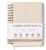 FINDING BALANCE Mental Health Journal – 6-Month Daily Journal with Prompts for Mindfulness, Self-Care & Healing – Anxiety & Depression Relief – Beige Spiral