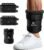 ELEAMY Adjustable Ankle Weights for Women & Men – 1-8/15lb Pair – Black | Removable steel plates & adjustable weight, comfortable & tear resistant. For walking, running, yoga, gym. 1 pair
