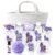 BODY & EARTH Spa Gift Baskets for Women 11pcs Lavender Gift Sets with Bubble Bath, Shower Gel, Body Lotion, Mom Birthday Gifts, Spa Kit, Purple Gift for Her, Christmas gifts