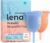Lena Sensitive Menstrual Cups 2-Pack Ultra-Soft Set, Small & Large