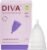 DIVA Cup Model 1, (for Medium to Heavy Flow) | 100% Medical Grade Silicone Reusable Menstrual Cup for Up to 12 Hours of Leak-Resistant, Plastic-Free Wear