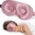 LitBear 100% 22 Momme Mulberry Silk Sleep Mask – 3D Contoured Eye Mask for Men Women, Soft Breathable Sleeping Mask with Adjustable Strap, Perfect Blocks Light for Sleeping (Bean Pink)