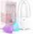 YTYOMUR Menstrual Cup Steamer Sterilizer with 2 Reusable Menstrual Cups, Upgraded Period Cups Cleaner Wash Kit