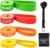 Resistance Bands for Working Out, 5-125LBS Pull Up Assist Bands Set | Equipped with Door Anchor, Carry Bag & Instruction Guide, high elasticity home gym training & physical therapy for men women