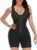 YIANNA Fajas Colombianas Shapewear for Women Tummy Control Full Body Shaper Butt Lifter with Zipper Crotch