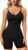Irisnaya Women Slimming Bodysuits Shapewear Tops Tummy Control Body Shaper Spaghetti Strap Camisole Leotards Bodycon Jumpsuit