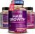 Hair Growth Vitamins for Women | Biotin 10,000mcg, Collagen, Patented OptiMSM®, goMCT®, Saw Palmetto | Naturally Supports Stronger & Healthier Hair, Skin and Nails |Non GMO + Made in USA|60 Day Supply