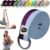TECEUM 2 IN 1 Yoga & Mat Strap for Stretching – Cotton – 6/8/10 ft