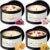 AOOVOO Crystal Energy Candles Set for Women – Soy Candle for Home Scented | 4 Pack 26 oz, 200 Hour Long Lasting Candle, Laughter Red Crystal/Love Rose Quartz/Joy Citrine/Passion Red Quartz