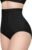 KLVEE Shapewear Tummy Control Panties for Women, Body Shaper Compression Underwear, High Waisted Seamless Girdle Spanks Black | Shapewear for Women, Firm Tummy Control Body Shaper , No Rolling Underwear, Breathable Lift-Boooty Cutout, Cross-Back Support