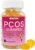 PCOS Vitamins Gummies for Women Hormone Balance & PCOS Relief & Fertility Support, 60 Ovarian Support Vitamins with Inositol for Healthy Menstrual Cycle, Inositol Gummies for Hirsutism and Acne