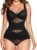 Gotoly Shapewear for Women Tummy Control Bodysuit Faja Body Shaper | V neck body suit with built in bra, double-layer tummy shaping, breathable, silky soft fabric, backless and butt lifting