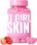 Skin Gummies for Women – Beauty Vitamin Gummy with Peptides, CoQ10, Retinol, Sea Moss, Collagen, Colostrum, L-Glutathione & Antioxidants for Hydrated, Clear, Firm, Glowing Skin
