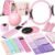 NANATI Pilates Kit, Home Pilates Workout Kit for Women, Pilates Equipment with 14.5″” Pilates Ring and Ball, Resistance Bands, Ankle Weights, Sliders & Grip Socks for Home Workouts