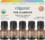 Cliganic Organic Essential Oils Set (Top 5 – The Classics) – 100% Pure Natural – Aromatherapy, Candle Making – Peppermint, Lavender, Eucalyptus, Lemongrass & Orange