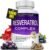 Resveratrol Supplement 1800 mg Antioxidant Complex – Highly Potent Natural Trans-Resveratrol Pills for Healthy Aging, Overall Health Support, Immune System, Brain Function, for Men Women, 90 Capsules