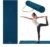 Gaiam Essentials 1/4″ Thin (6mm) Yoga & Pilates, Fitness & Exercise Mat with Easy-Cinch Carrier Strap Cusion Support For Fitness and Gym Workouts