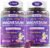 Magnesium Glycinate Gummies for Adults & Kids 4+, Sugar Free Magnesium Bisglycinate Supplement 400/200mg with B6D3, L-Theanine for Sleep & Relaxation, Brain, Muscle, Melatonin Free Gummies,2Pack