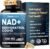 NAD Supplement 11-in-1 Extra Strength | Liposomal NAD with Resveratrol, CoQ10, ALA & Turmeric | Supports Anti-Aging, Cellular Repair, Energy & Focus | for Women & Men | 60 Capsules