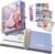 Ospelelf Budget Planner – Budget Book with Bill Organizer and Expense Tracker, 12 Month undated Budget Planner/Account Book to Take Control of Your Money, Start Anytime(Pink Marble)
