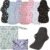 PHOGARY 7 Pack Reusable Menstrual Pads Large Sanitary Pads Set for Heavy Flow with 1 Wet Bag, Washable Overnight Cloth Panty Liners with Wings for Women, 33cm