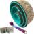 Aozora Yoga Wheel 13″ with Most Detailed Book Step by Step Guide on How to Do 30+ Poses! Perfect for Stretching and Improving Backbends
