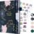 Comkiso Gratitude Journal with 4 Inspirational Stickers: Undated Daily Gratitude Journal for Women and Men – More Happiness, Affirmation, and Mindfulness in A Few Minutes with Prompts & Quotes (Peony)