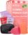 2 Pixie Menstrual Cups – No Metals or Toxins – Ranked 1 for The Most Soft Reusable Period Cups – Wear 12 Hours – 100% Medical-Grade Silicone – Tampon Alternative – Buy One We Give One (Combo)