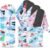 wegreeco Reusable Menstrual Pads, Incontinence Sanitary Period Cloth Pads for Women, Reusable Washable Feminine Panty Liners Heavy Flow, Charcoal, 5 Pack, 1 Cloth Wet Bag (Large, Dynamic)