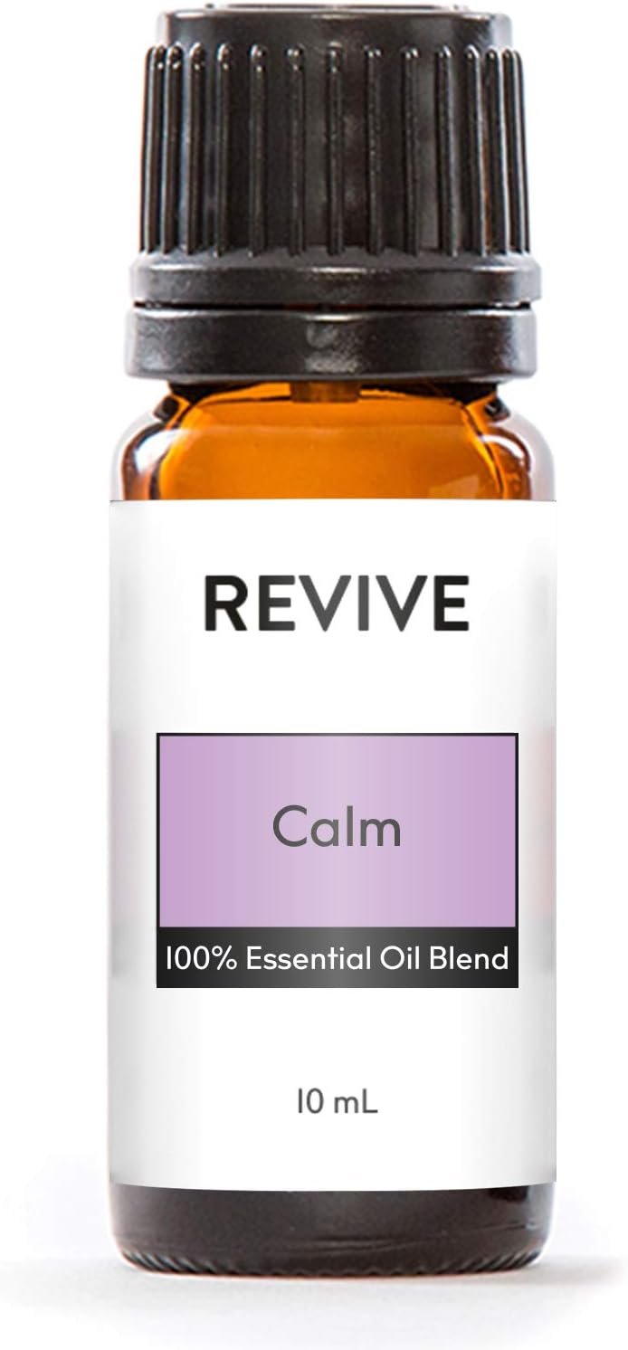 Calm Essential Oil Blend by REVIVEEO – 100% Pure Therapeutic Grade, for Diffuser, Humidifier, Massage, Aromatherapy, Skin & Hair Care
