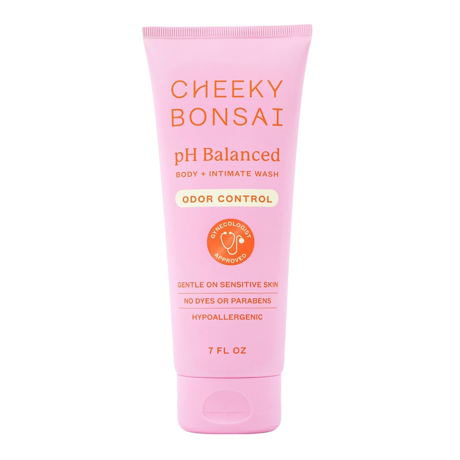 Cheeky Bonsai pH Balanced Feminine Wash for Women – Removes Odor – Gentle on Sensitive Skin – No Dyes or Parabens – Hypoallergenic – Gynecologist Approved (7 Ounces)