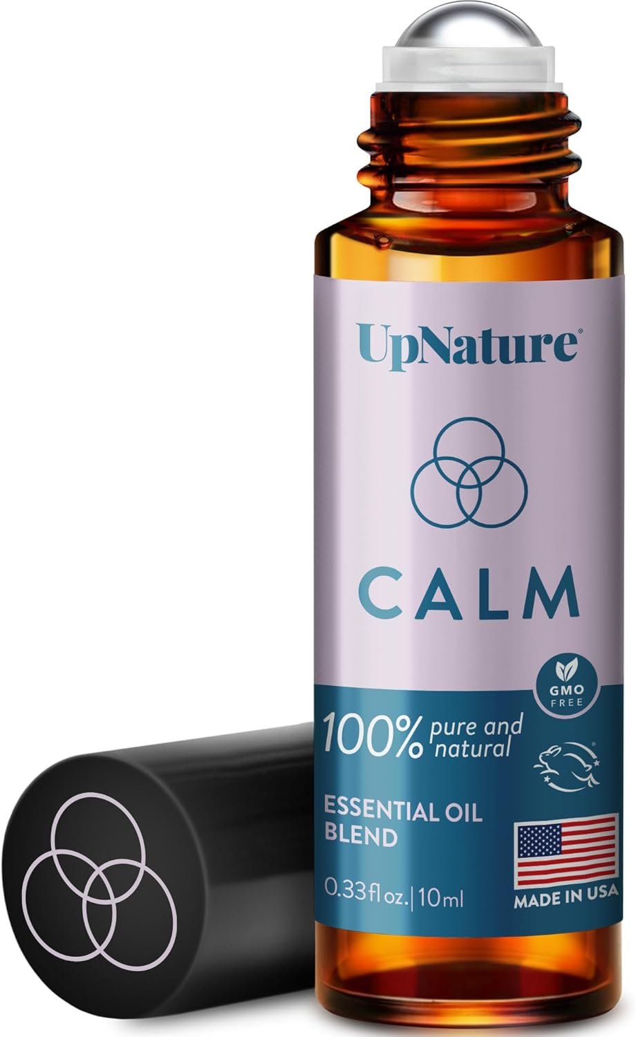 UpNature Calm Essential Oil Roll On – Self Care Gifts for Mom Women Her – 100% Natural Aromatherapy Blend for Relaxation Relief